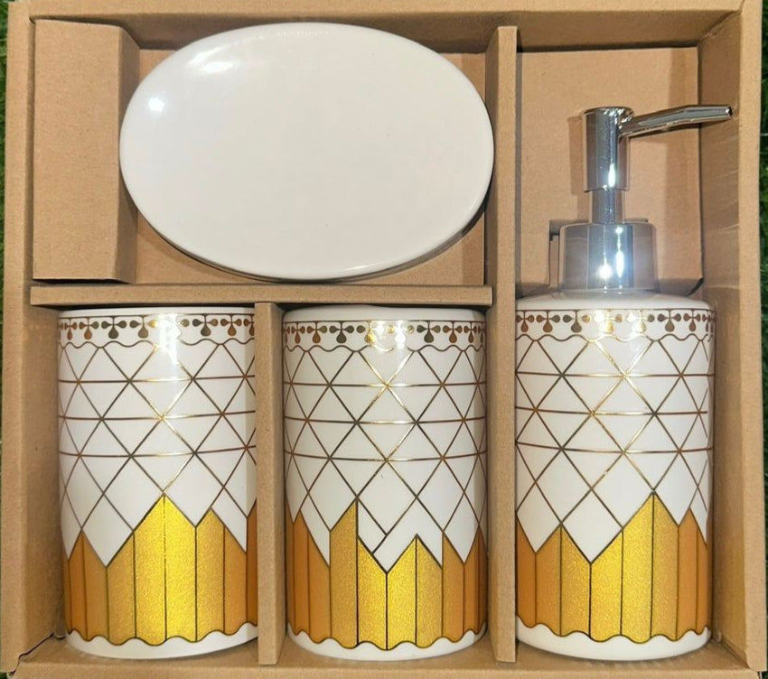 Luxury 4-Piece Opulent Geometry Set