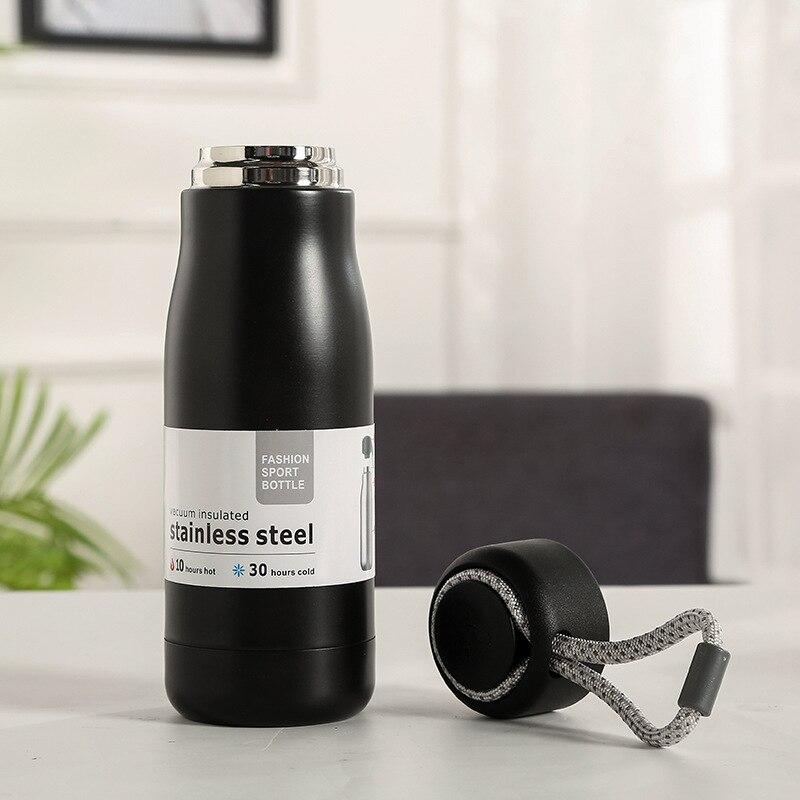 Rope Cut Stainless Steel Water Bottle (500mL) - waseeh.com