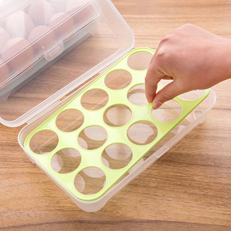 Refrigerator Storage Container (15 Eggs) - waseeh.com
