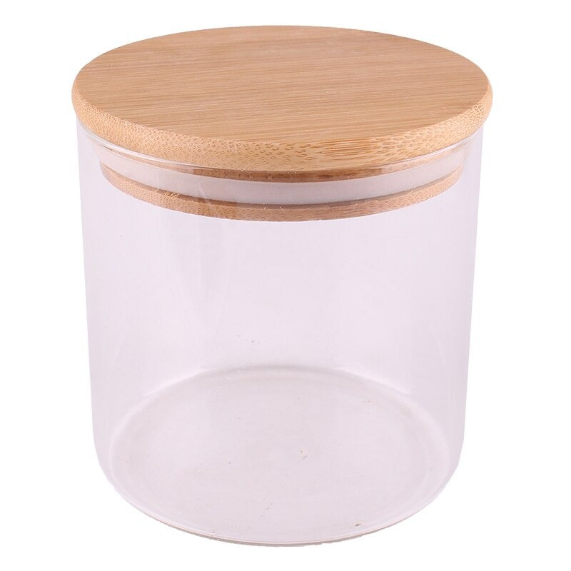Transparent High Borosilicate Storage Bottle - waseeh.com