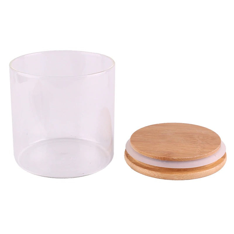 Transparent High Borosilicate Storage Bottle - waseeh.com
