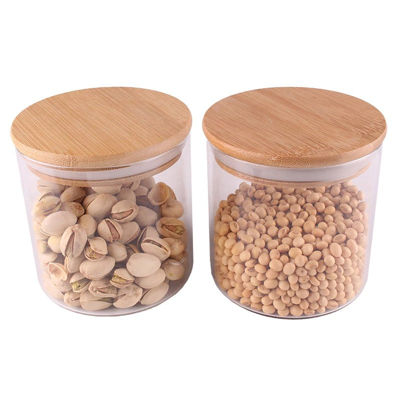 Transparent High Borosilicate Storage Bottle - waseeh.com