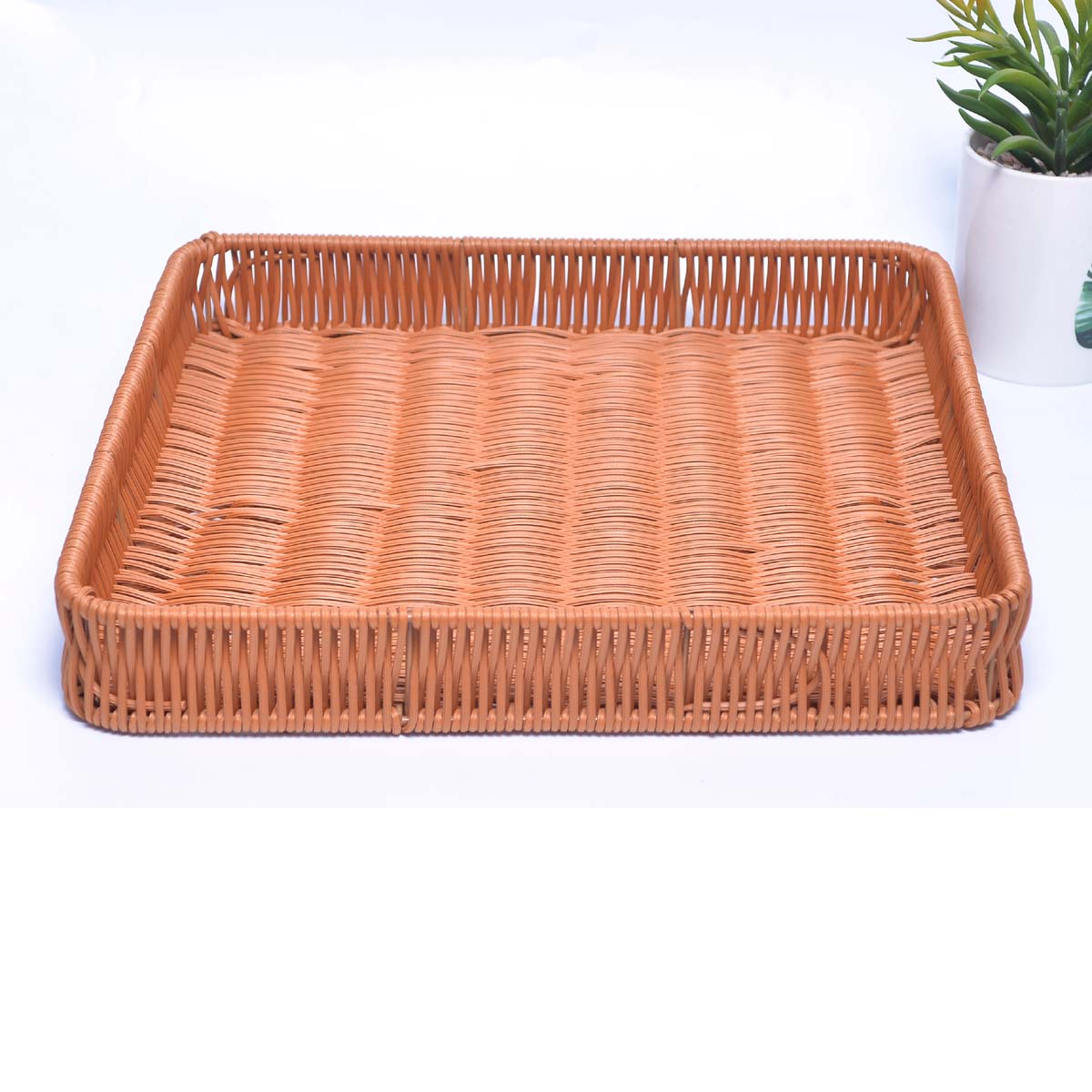 Nostalgic Braided Basket (Rectangle) - waseeh.com