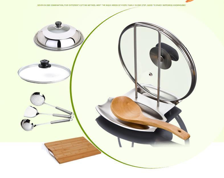 Pan Pot Rack Lid Rest - waseeh.com