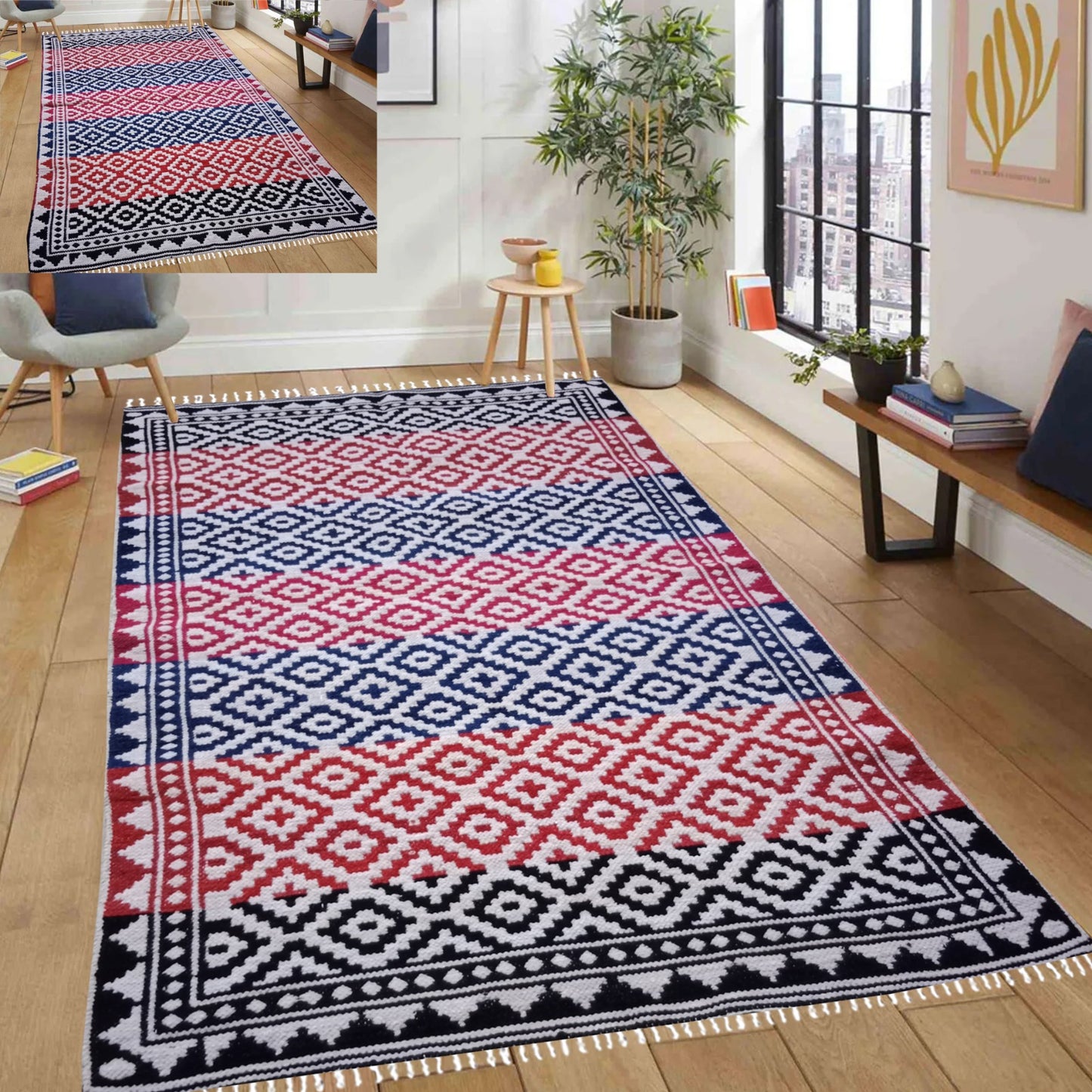 Diamond Style - Multicolor (4ft x 6Ft)