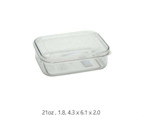 Lustroware Micro Clear Food Boxes - waseeh.com