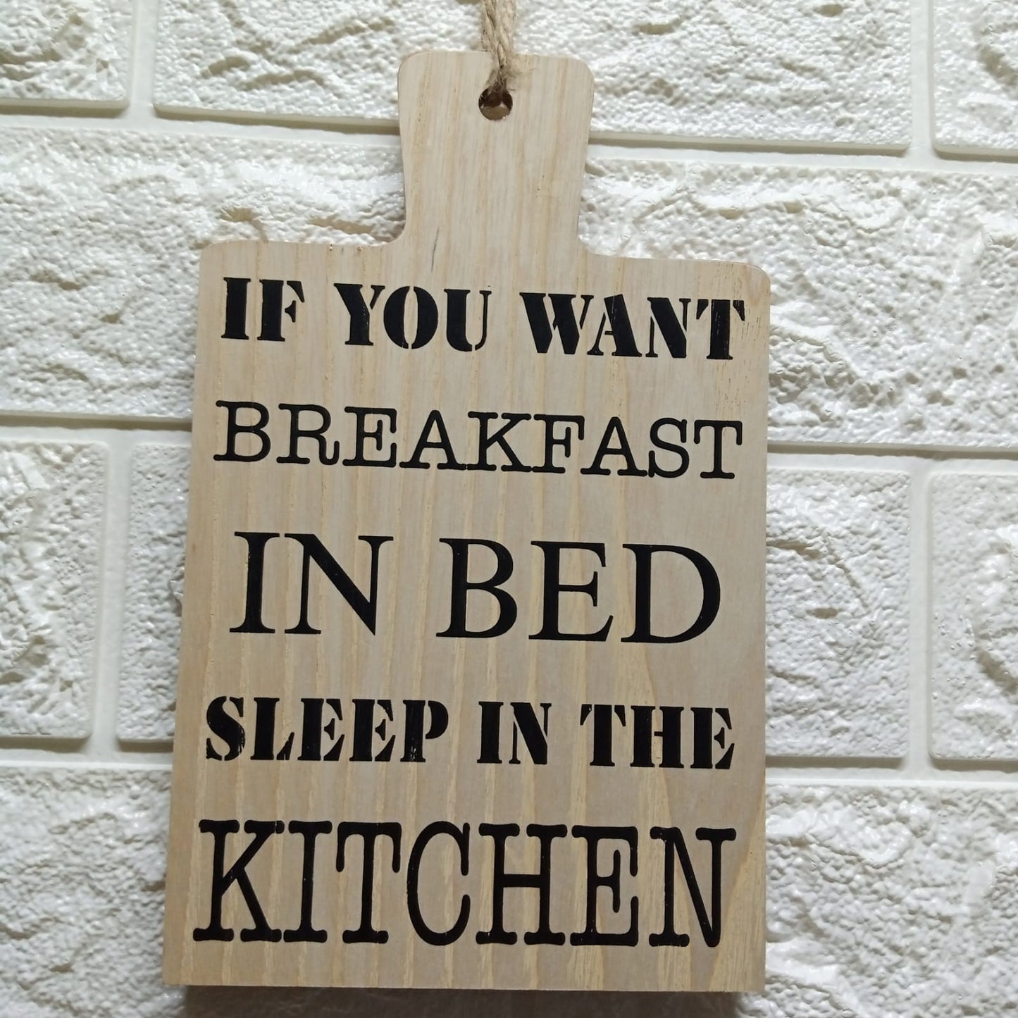 Wall "Strict Kitchen" Caption Decor - waseeh.com