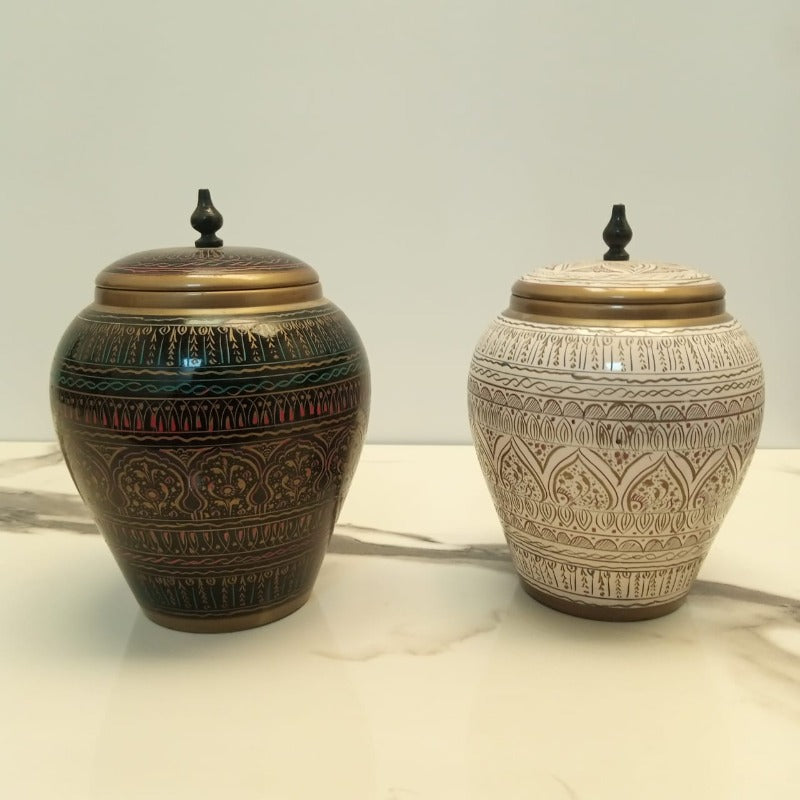 Fusion Flames Jars (Pack of 2) - waseeh.com