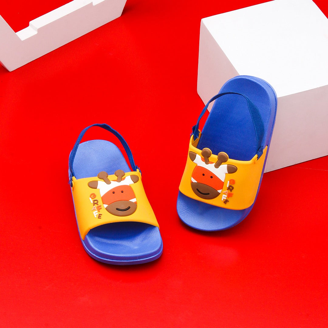Giraffe Kids Slippers (Blue) - waseeh.com