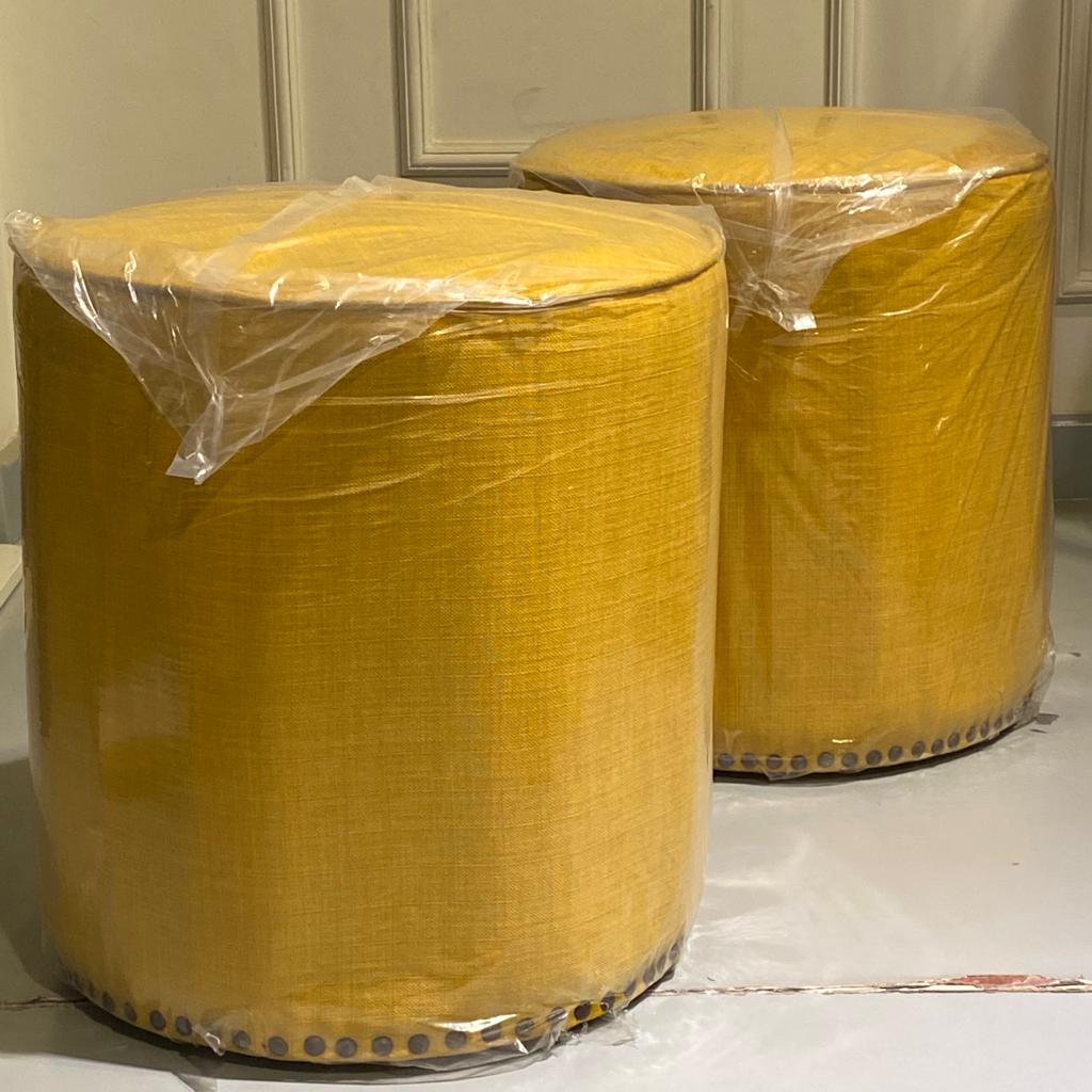 Ottoman Paper Living Lounge Stools (Pair) - waseeh.com