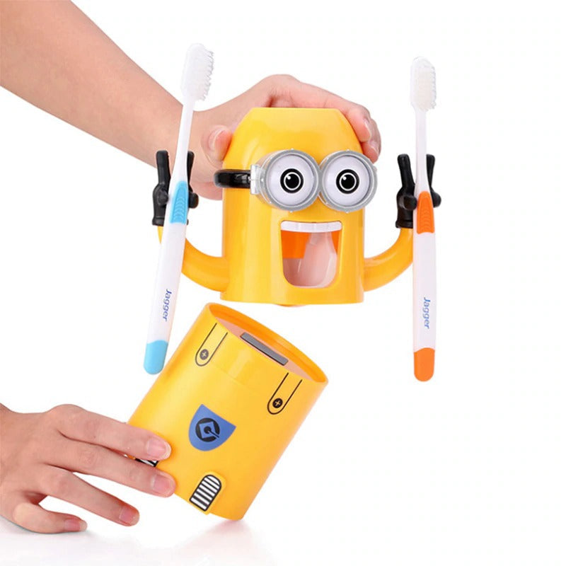 Minion Toothpaste | Toothbrush Organizer - waseeh.com