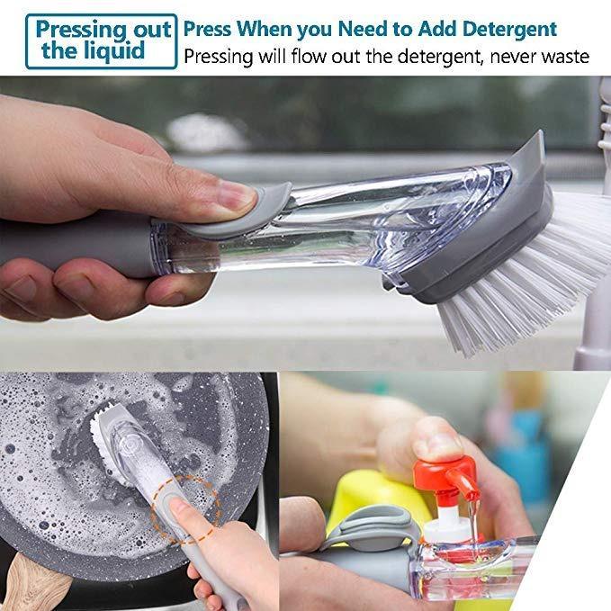 Soap Dispensing Scrubber Brush - waseeh.com