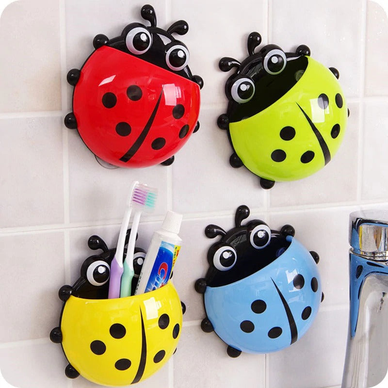 Lady Bug Toothpaste | Toothbrush Organizer - waseeh.com