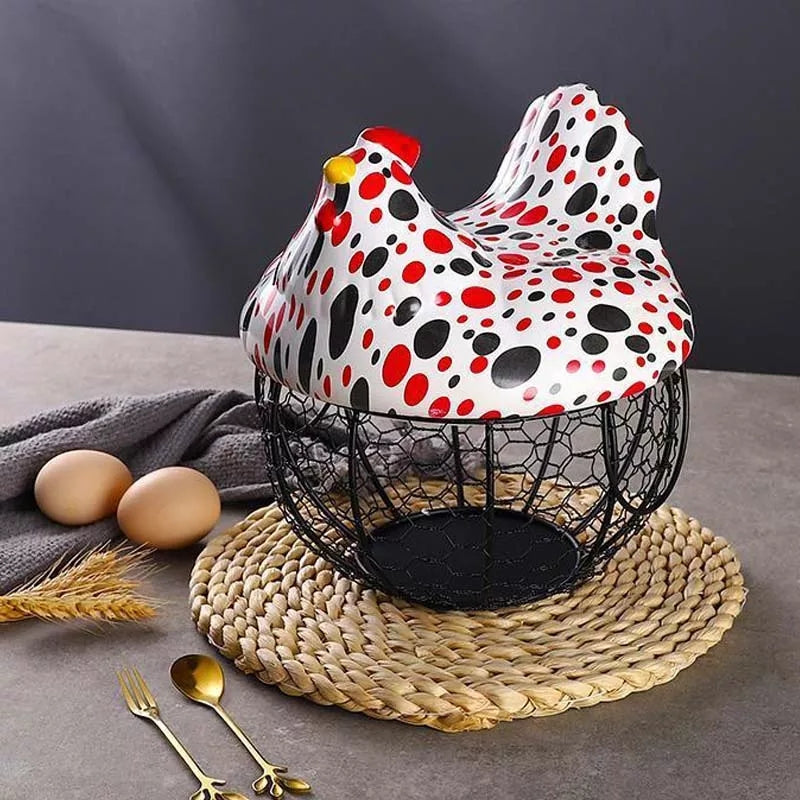 Multi-color Eggs Storage Basket - waseeh.com