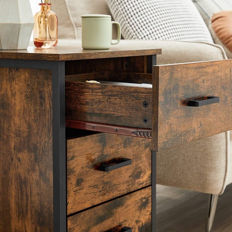 Nightingale Bedroom Drawer Side Table - waseeh.com