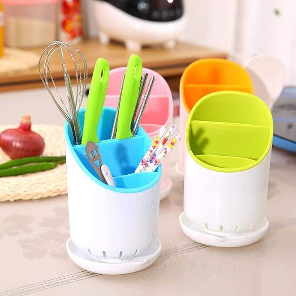 Spoon Holder Drain Cutlery Organizer Kitchen - waseeh.com