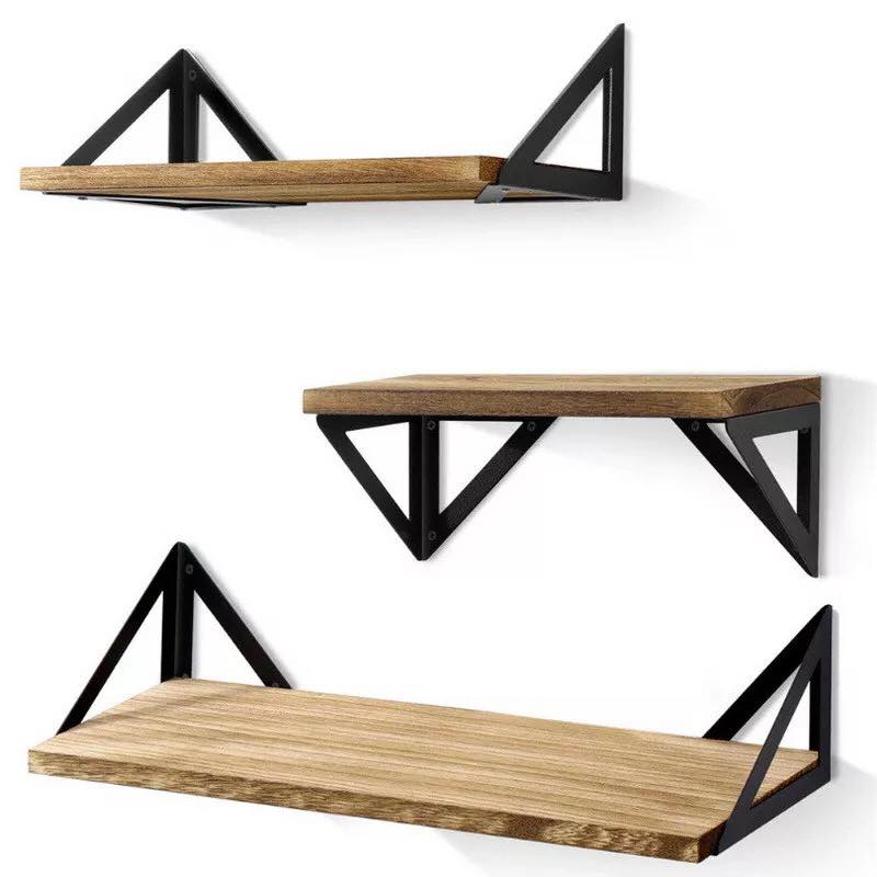 Triangle Floating Lounge Living Room Organizer Shelve Decor (Set of 3) - waseeh.com