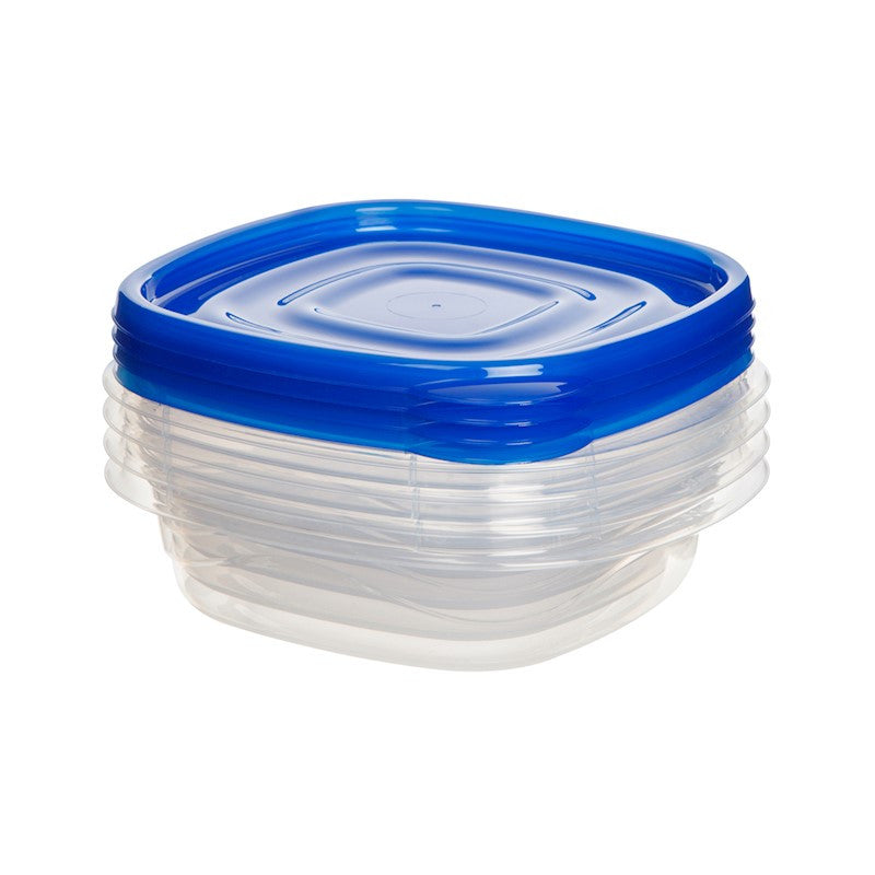 Square Take Along Food Conatiner Bowls (Pack of 4) - waseeh.com