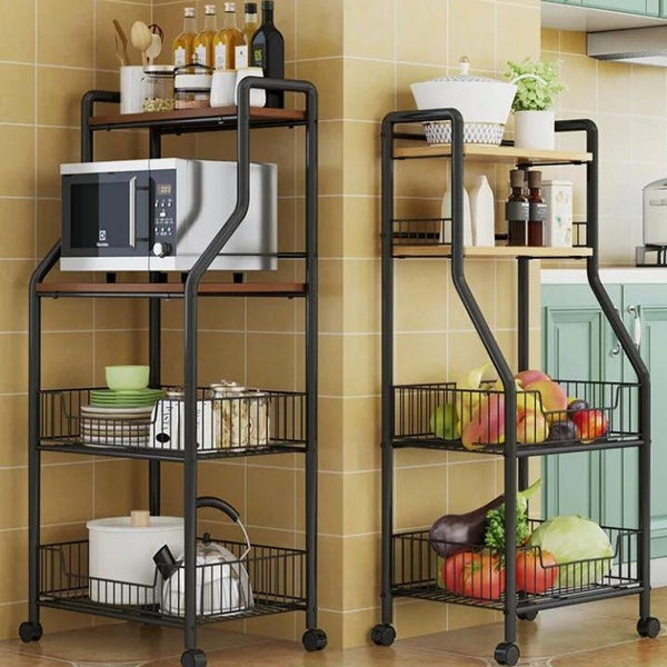 Floorie Moving Kitchen Cutlery Organizer Rack - waseeh.com