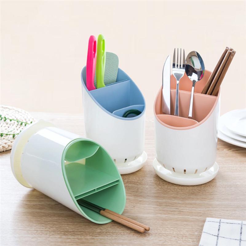 Spoon Holder Drain Cutlery Organizer Kitchen - waseeh.com