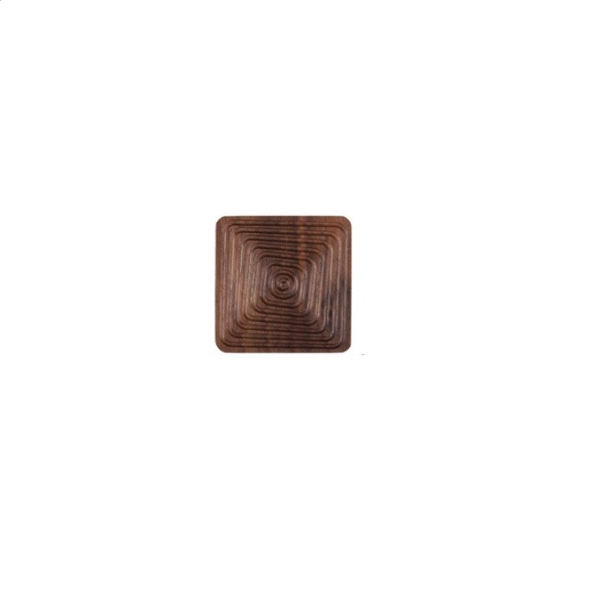 Geometry Peach Wood Coasters (Pack 4) - waseeh.com