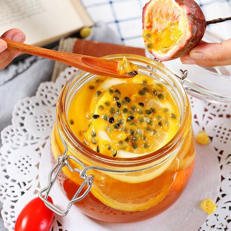 Mason Transparent Glass Jar with Lids - waseeh.com