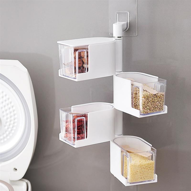 Mounted Spice Salt Pepper Rack - waseeh.com