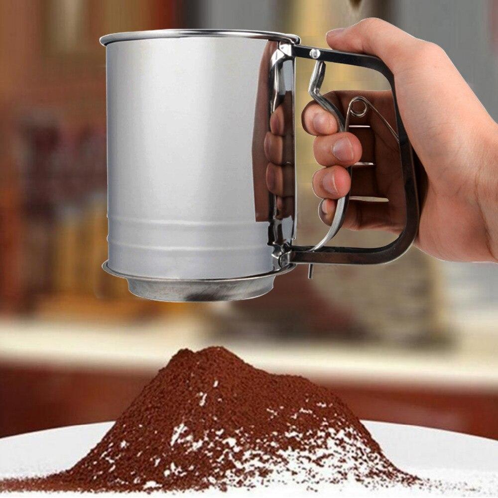 Stainless Steel Powder Sieve Mug - waseeh.com