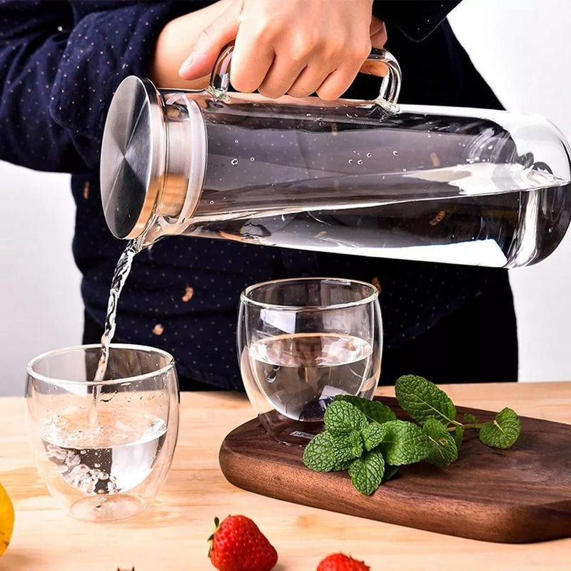 Sparkling Glass Pitcher - waseeh.com