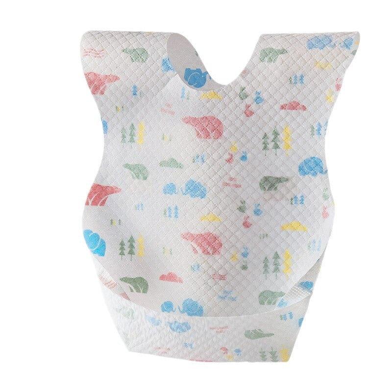 Baby Disposable Bibs (20 pcs) - waseeh.com