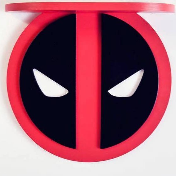 Dead Pool Marvel Kids Bedroom Floating Organizer Shelve - waseeh.com