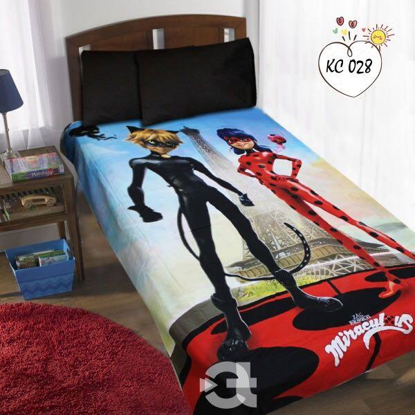 Single Kids Bed Sheet Set #Lady Bug - waseeh.com