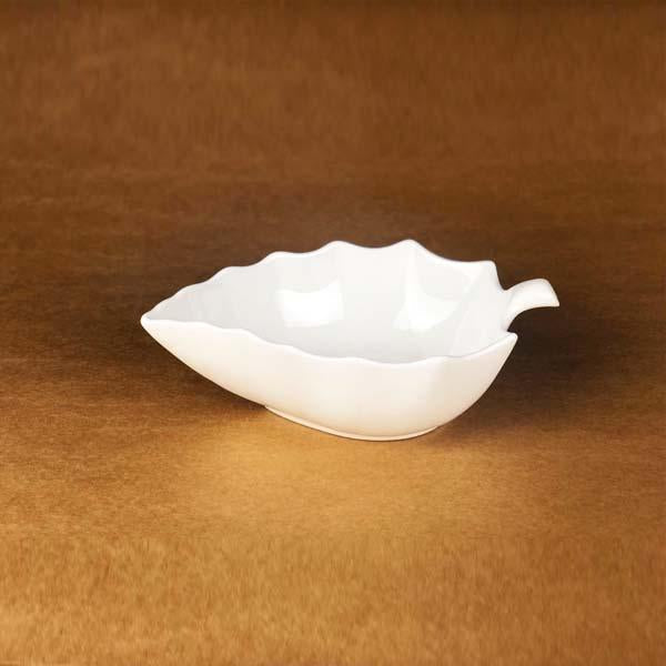 Gold Kish Dry Leaf ceramic bowl - waseeh.com