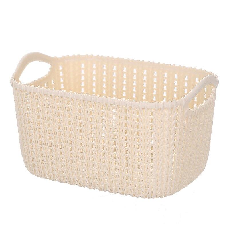 Imitation Rattan Flexible Storage Basket - waseeh.com