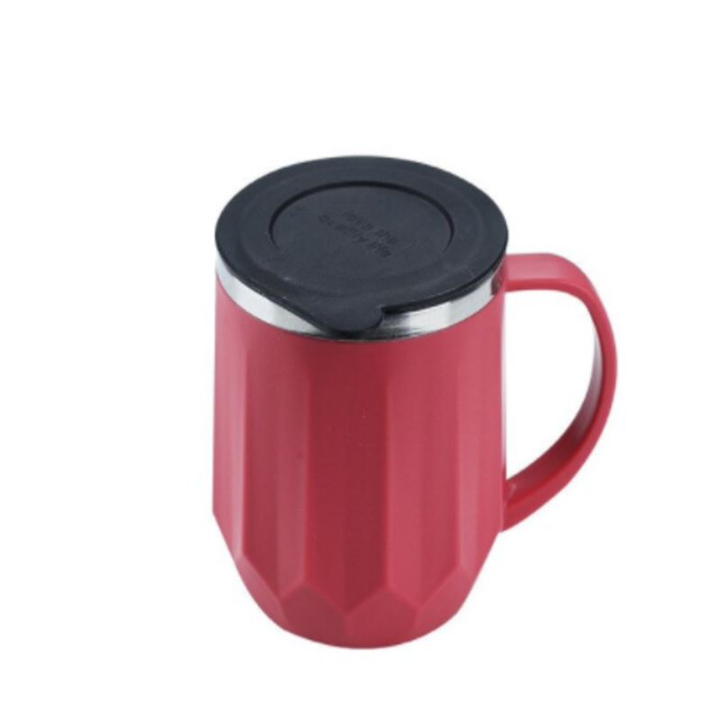 Diamond Cut Wide Lines Insulated Mug - waseeh.com