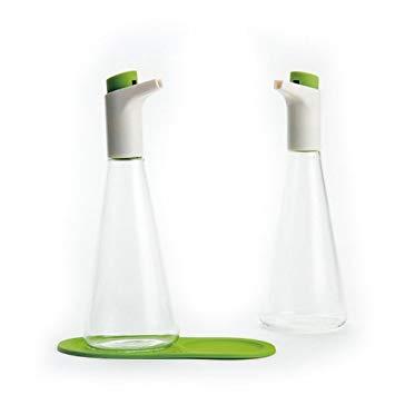 Green Oil / Vinegar Dispenser Set - waseeh.com