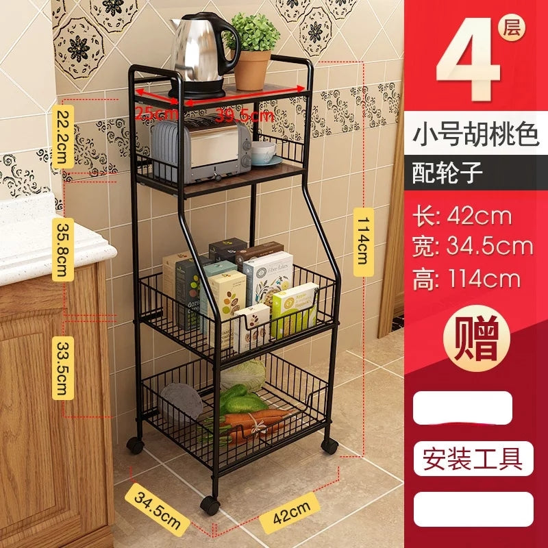 Floorie Moving Kitchen Cutlery Organizer Rack - waseeh.com