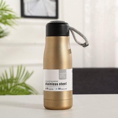 Rope Cut Stainless Steel Water Bottle (500mL) - waseeh.com