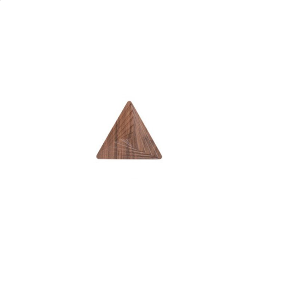 Geometry Peach Wood Coasters (Pack 4) - waseeh.com