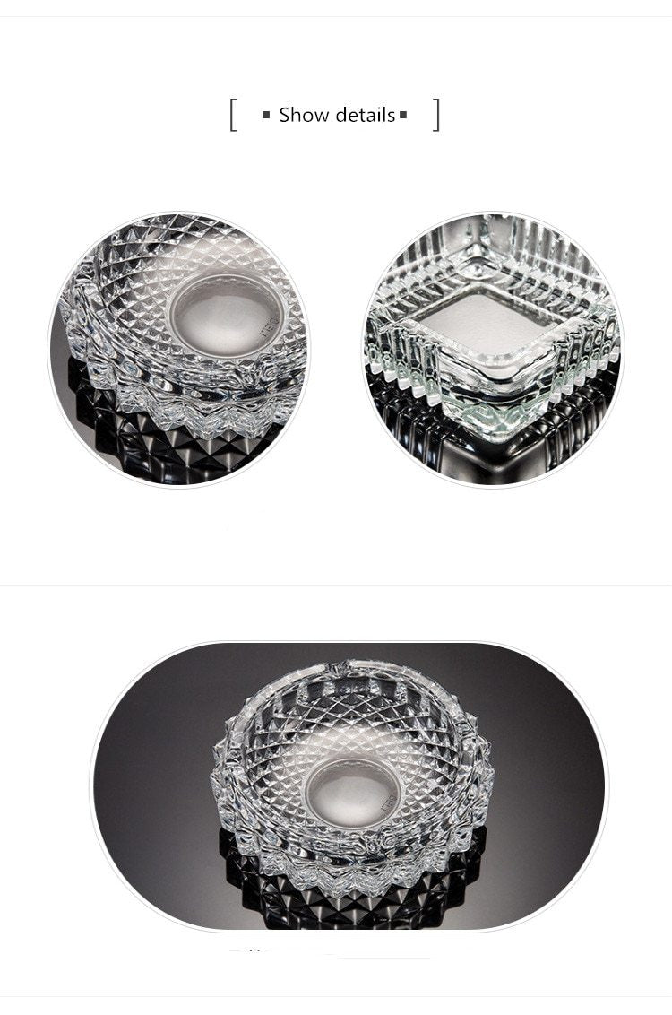 European Diamond Cut Ashtray - waseeh.com