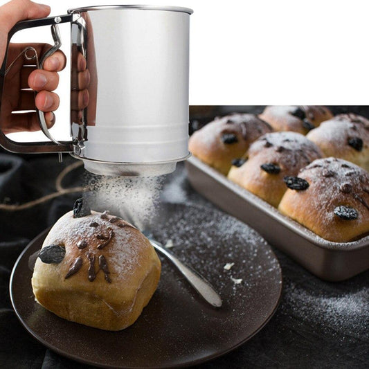 Stainless Steel Powder Sieve Mug - waseeh.com