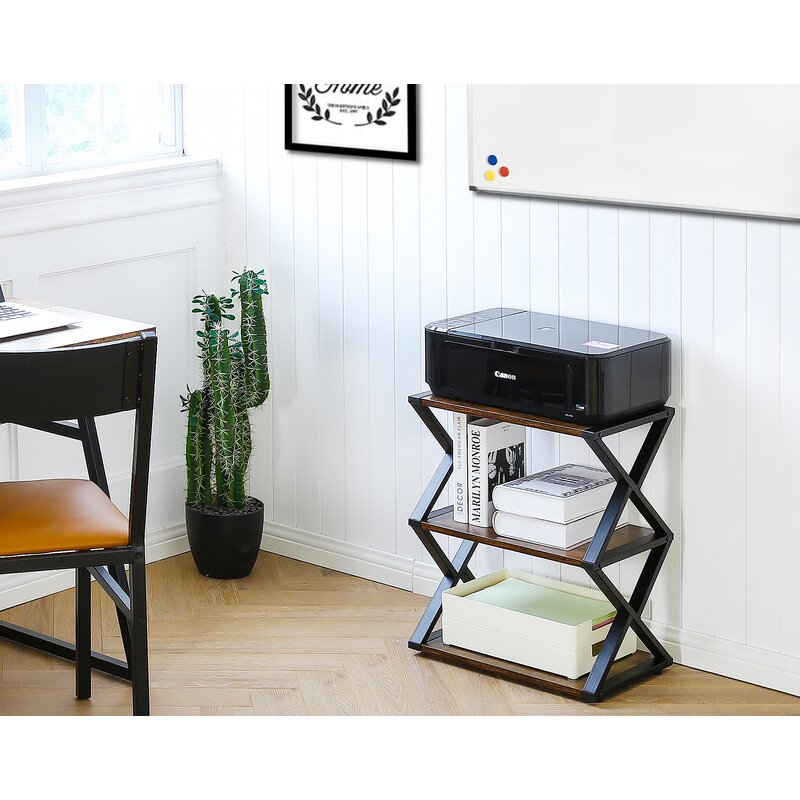 Caster Rolling Home Office Side Table Trolley - waseeh.com