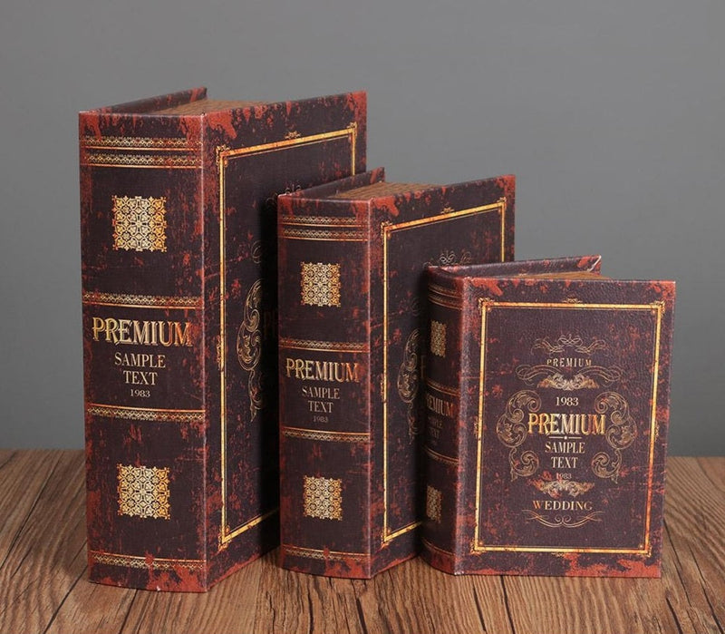 Antique Decor Book Set - waseeh.com