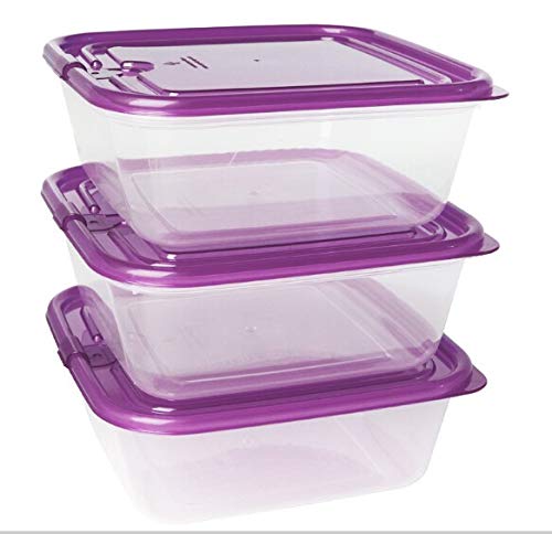 Air Vent Microwave Container (3 pcs) - waseeh.com