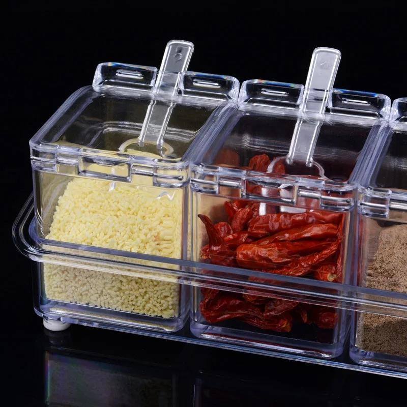 Transparent Seasoning Tank Spice Pots - waseeh.com
