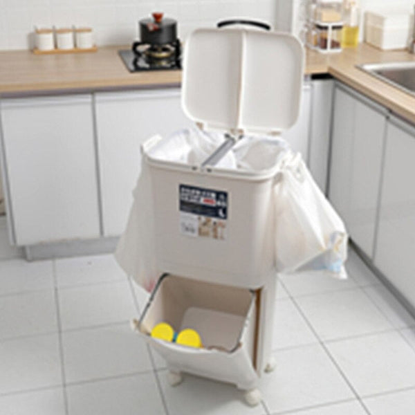 Classio Trash Kitchen Trolley - waseeh.com