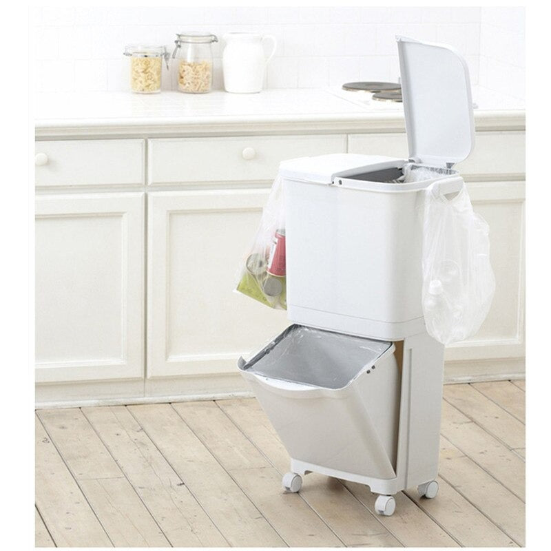 Classio Trash Kitchen Trolley - waseeh.com