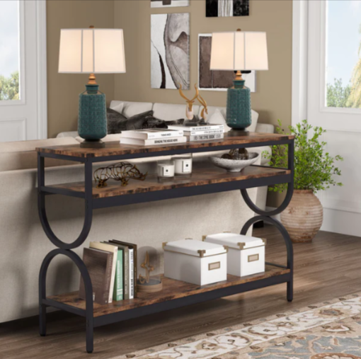 Settee LED Entryway Living Lounge Console Organizer Table - waseeh.com