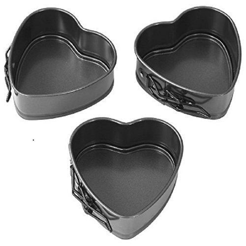Heart Cake Baking Mold (3pcs) - waseeh.com