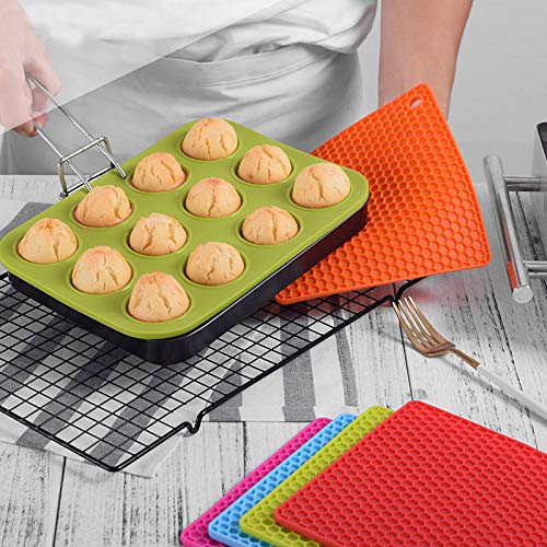 Silicone Heat Resistant Mats (Pack of 6) - waseeh.com